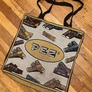 Pez tapestry tote